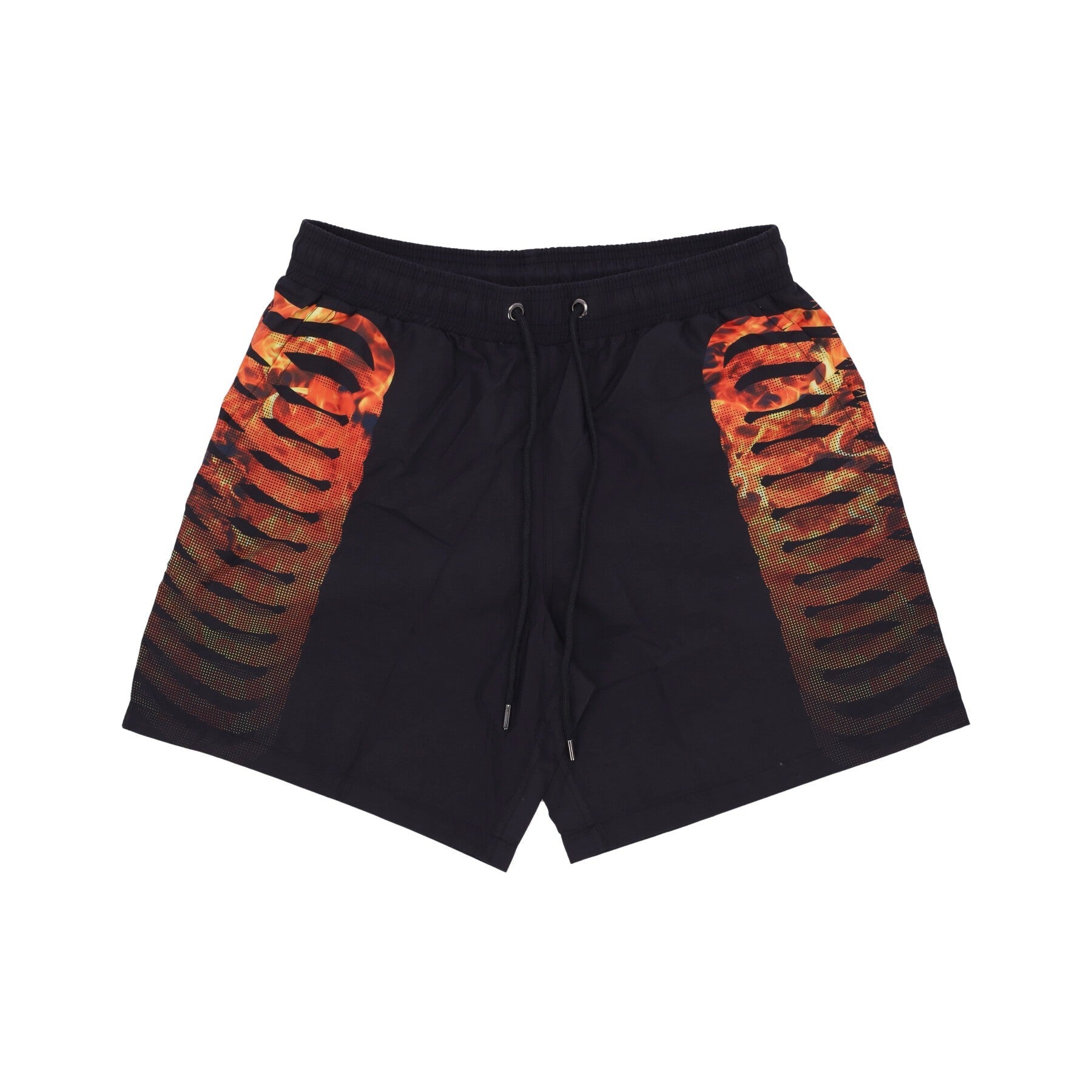 Propaganda, Costume Pantaloncino Uomo Ribs Swimtrunk, Black/hell