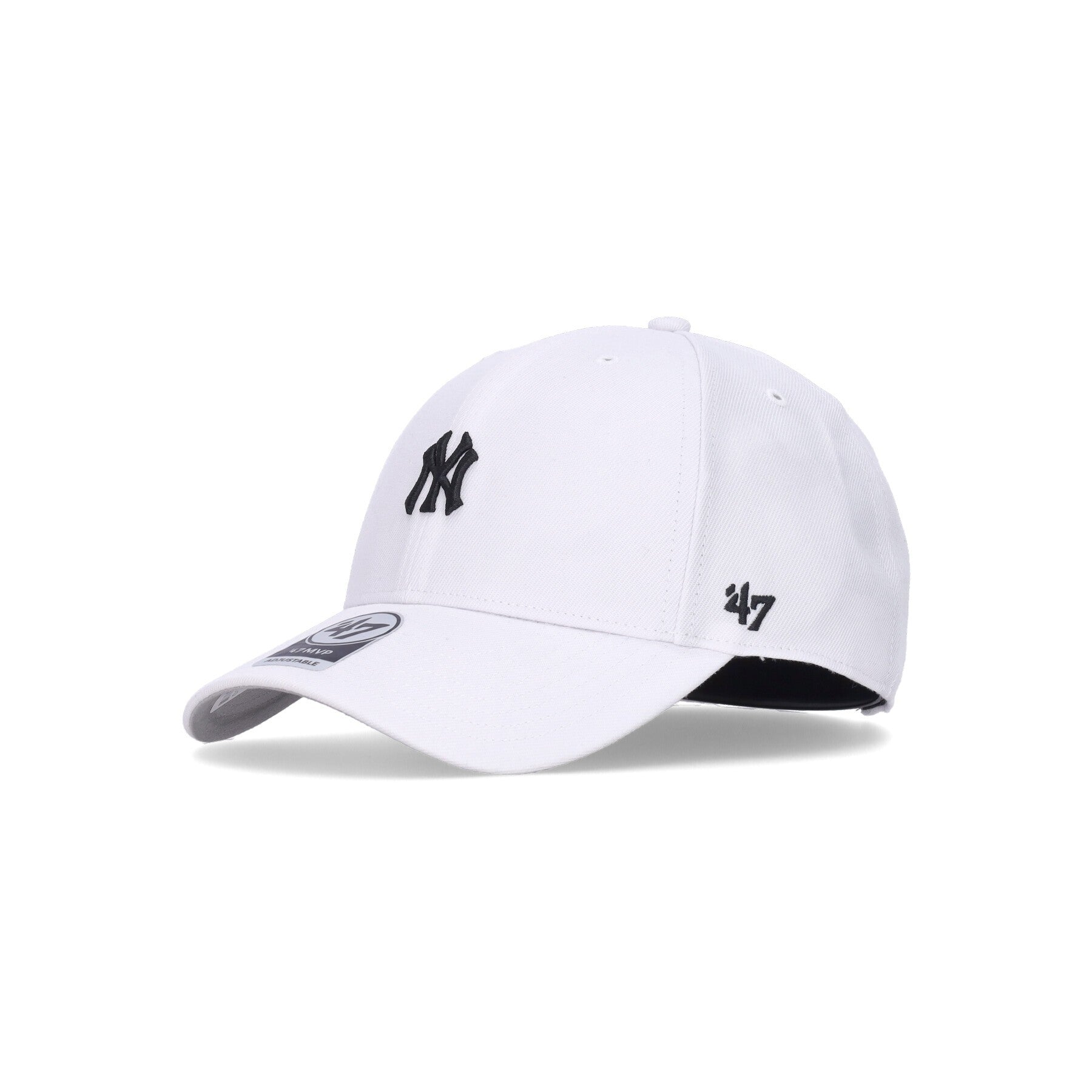 47 Brand, Cappellino Visiera Curva Uomo Mlb Base Runner Mvp Neyyan, White