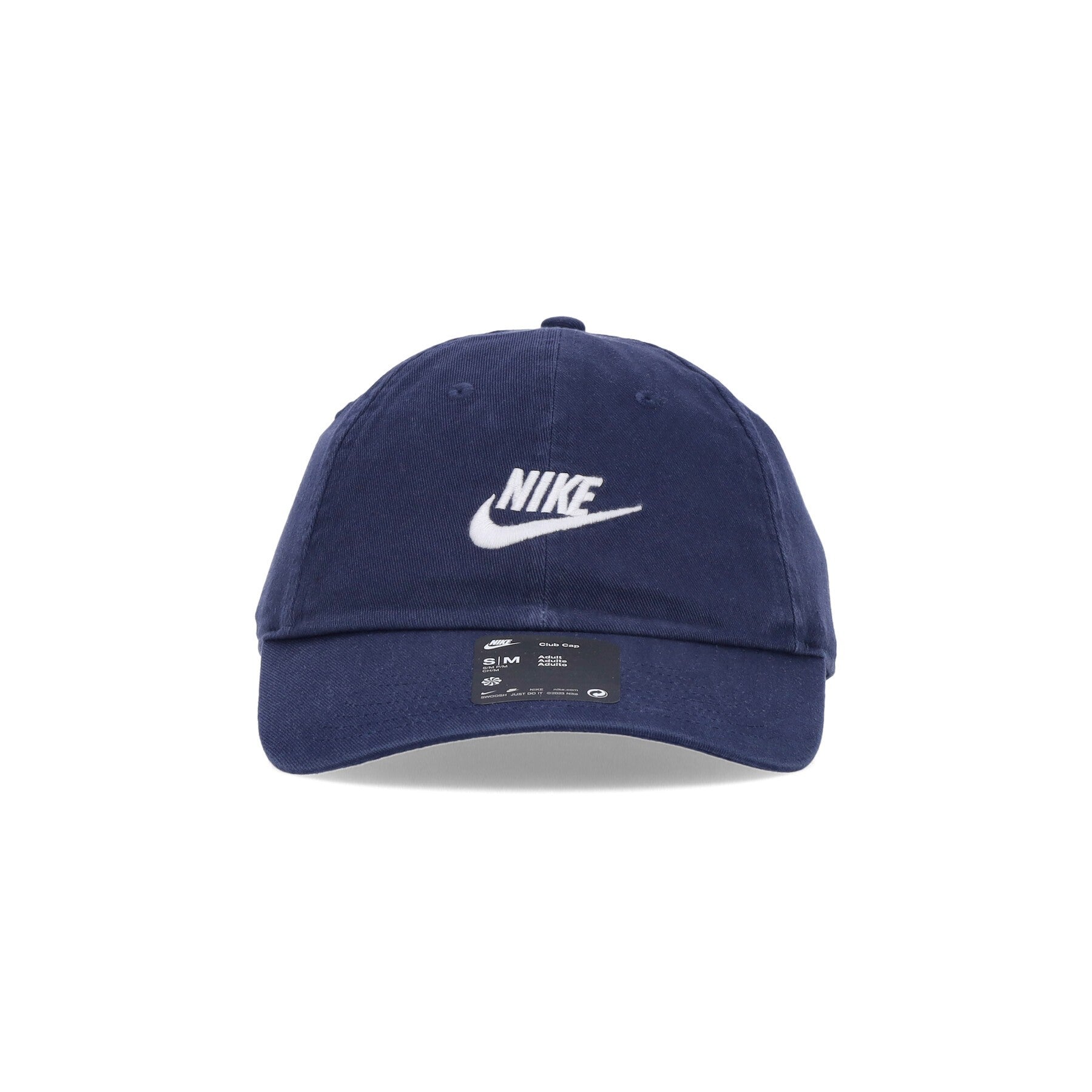 Nike, Cappellino Visiera Curva Uomo Club Futura Wash Cap, 