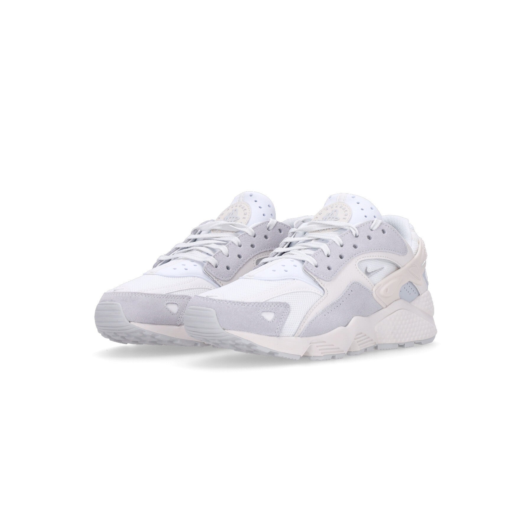 Nike, Scarpa Bassa Uomo Air Huarache Runner, Summit White/metallic Silver/white