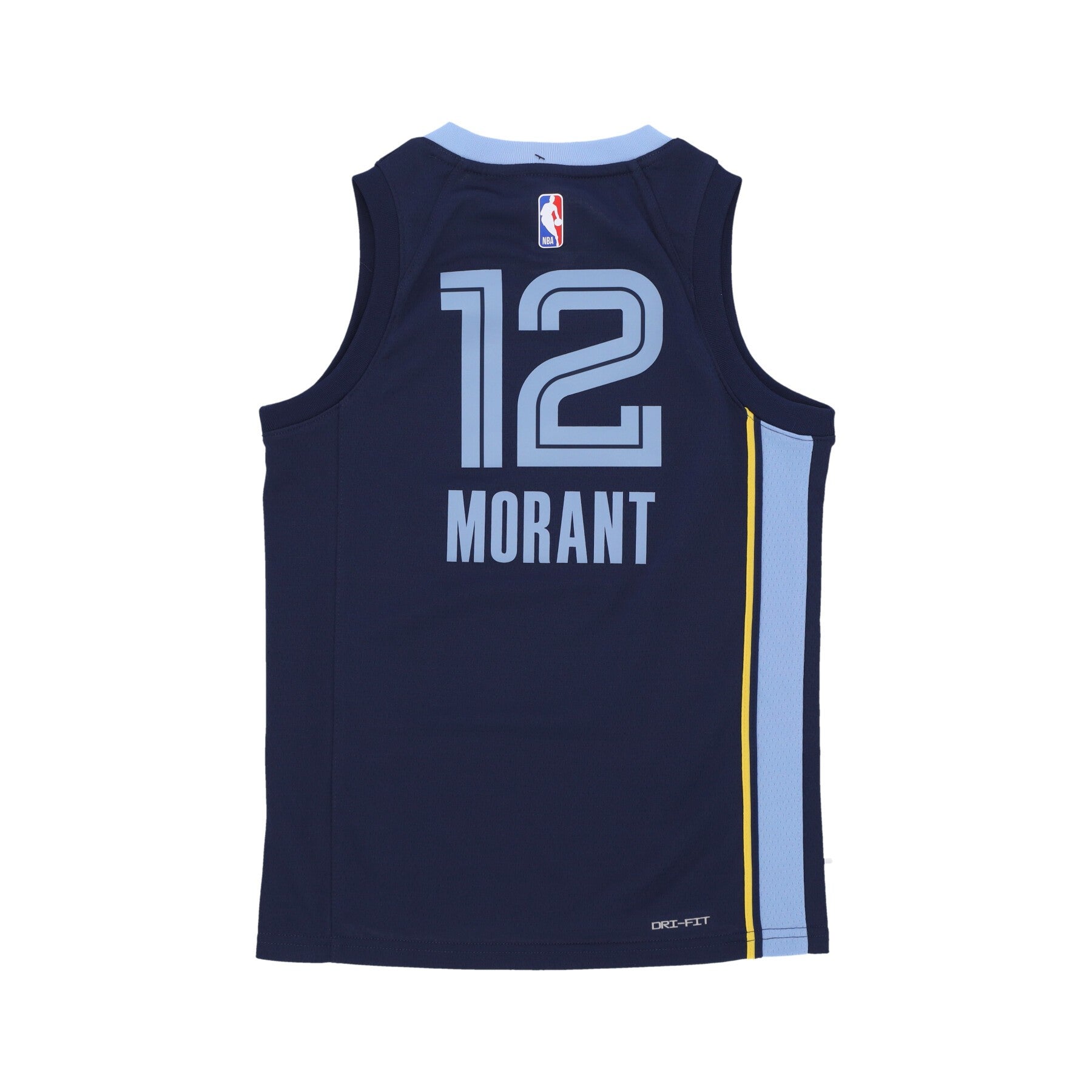 Nike Nba, Canotta Basket Ragazzo Nba Icon Edition Swingman Jersey No 12 Ja Morant Memgri, Original Team Colors