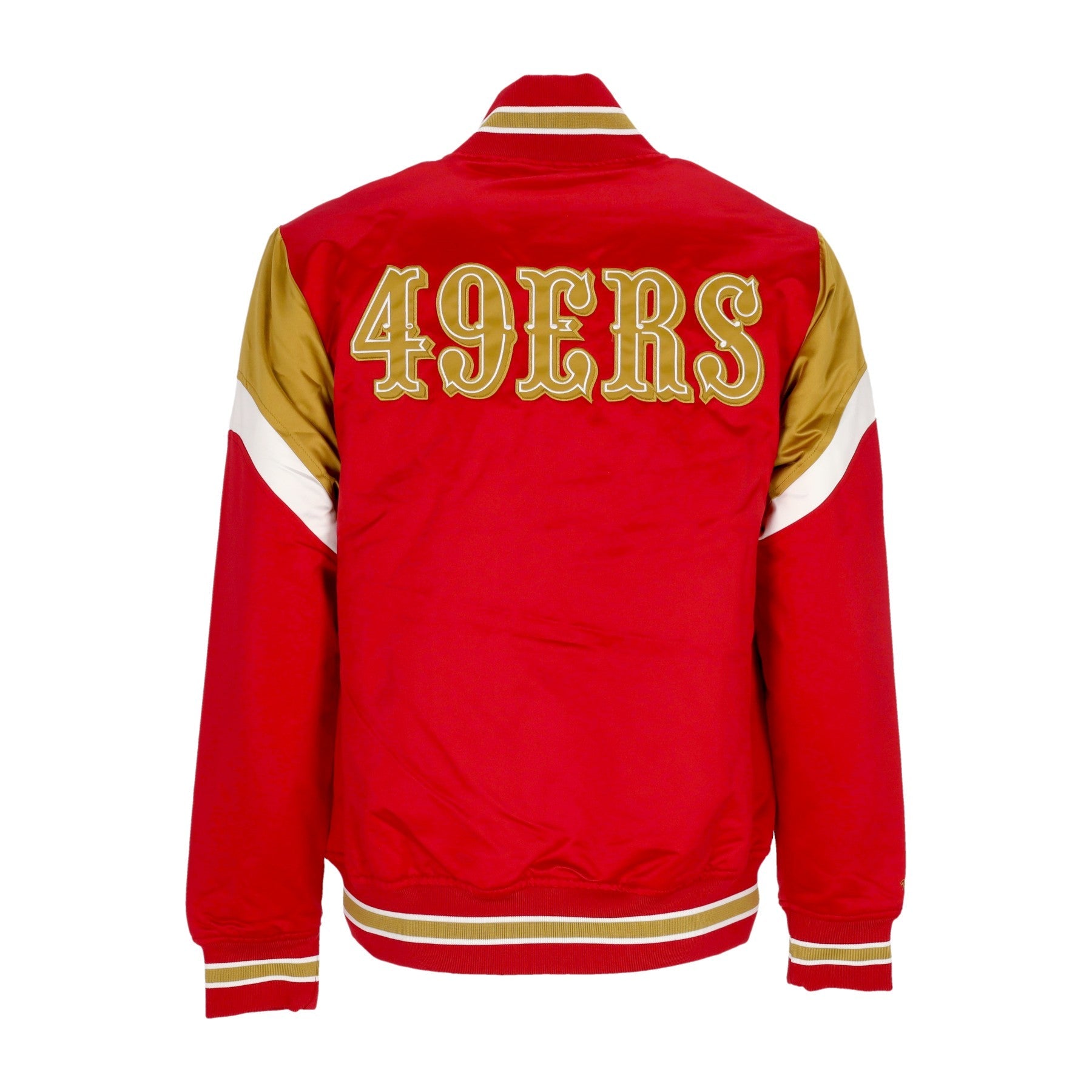 Mitchell & Ness, Giubbotto Bomber Uomo Nfl Heavyweight Satin Jacket Saf49e, 