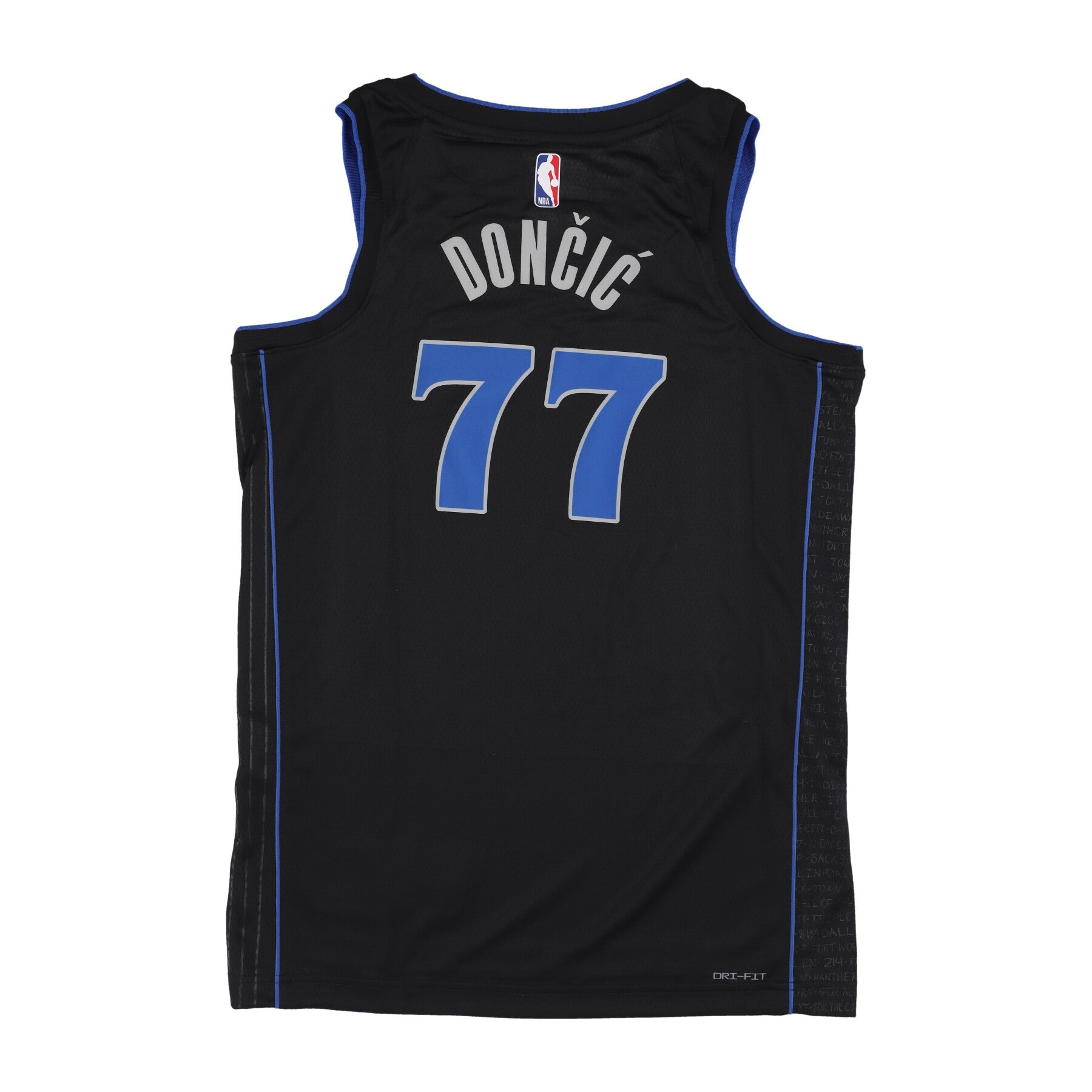 Nike Nba, Canotta Basket Uomo Nba City Edition 2023/24 Swingman Jersey No 77 Luka Doncic Dalmav, 