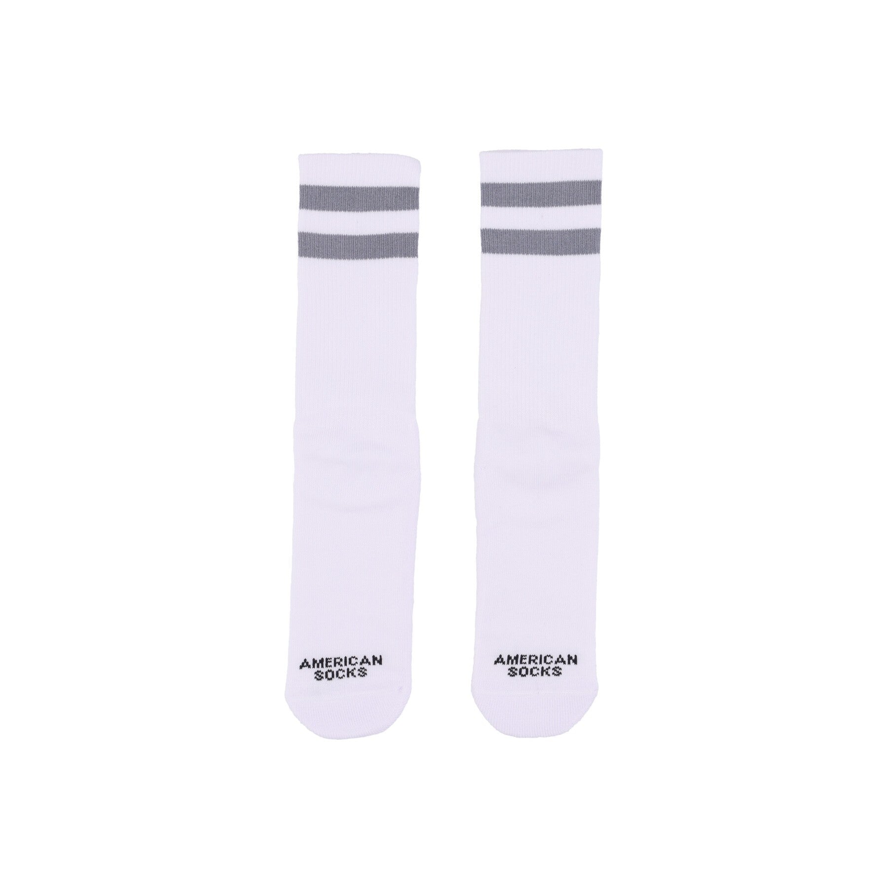 American Socks, Calza Media Uomo Mid High Falkor, White/grey