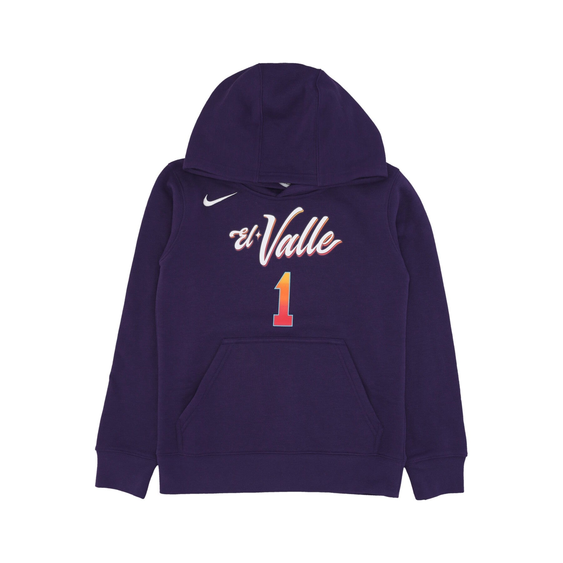 Nike Nba, Felpa Cappuccio Ragazzo Nba Club Hoodie Po Ce No 1 Devin Booker Phosun, Original Team Colors