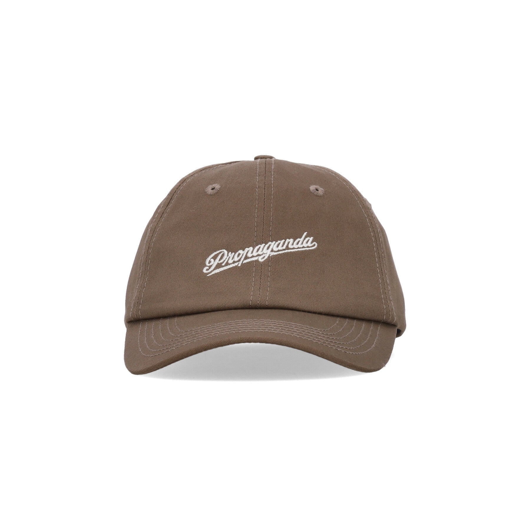 Propaganda, Cappellino Visiera Curva Uomo Signature Dad Hat, Brown