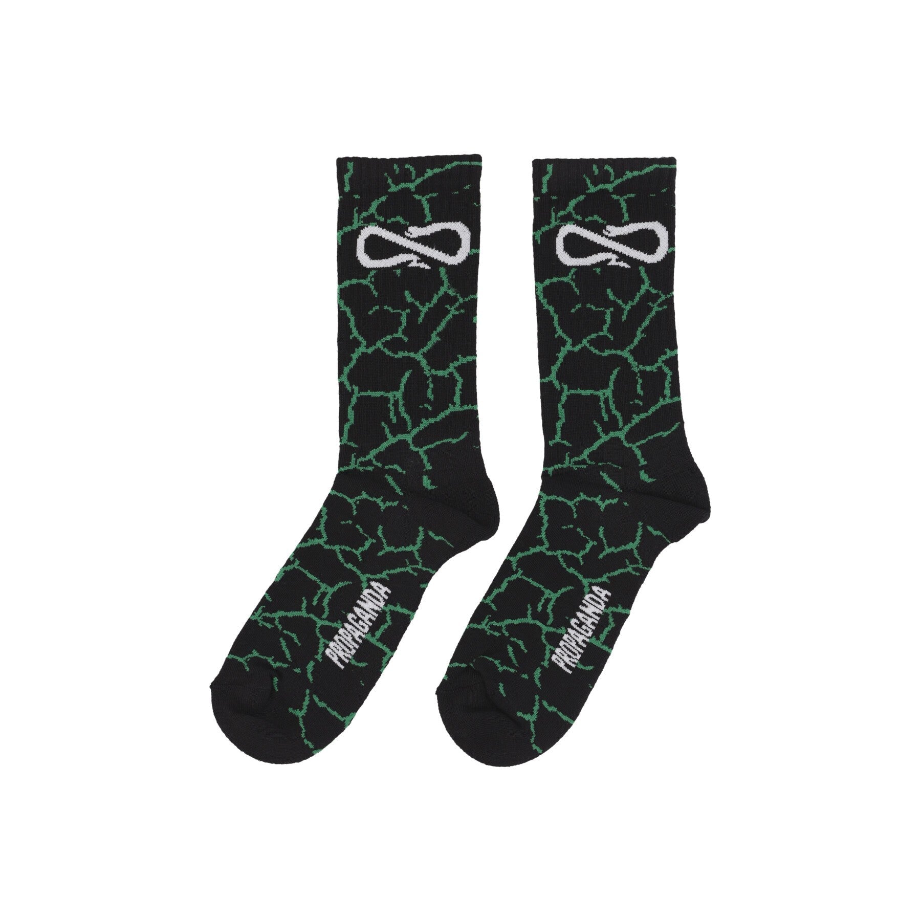 Propaganda, Calza Media Uomo Crack Socks, Green