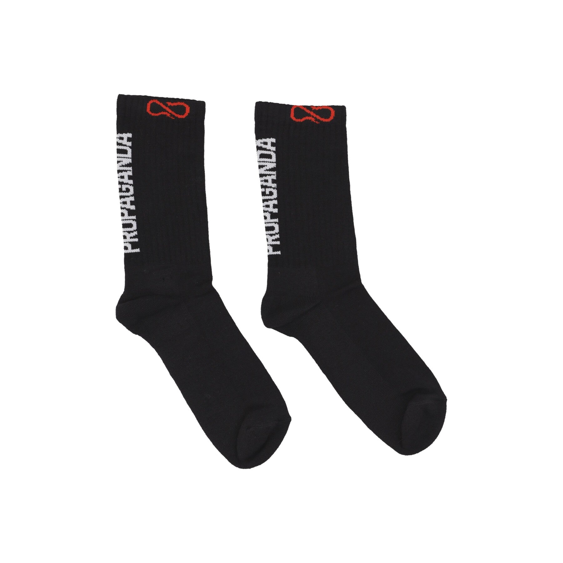 Propaganda, Calza Media Uomo Logo Vertical Socks, 