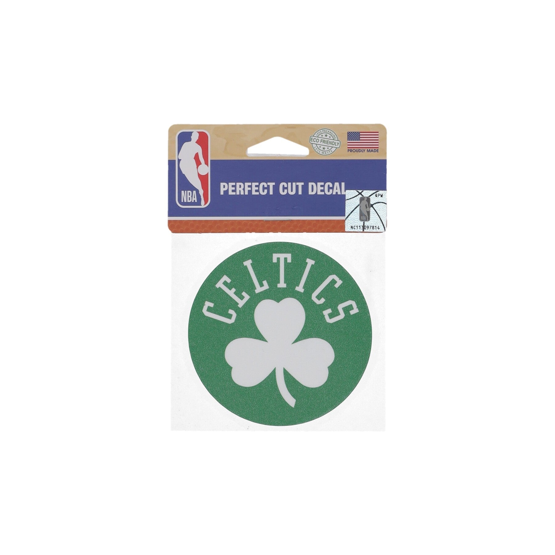 Wincraft, Decalcomania Unisex Nba 4 X 4” Perfect Cut Decal Boscel, Original Team Colors