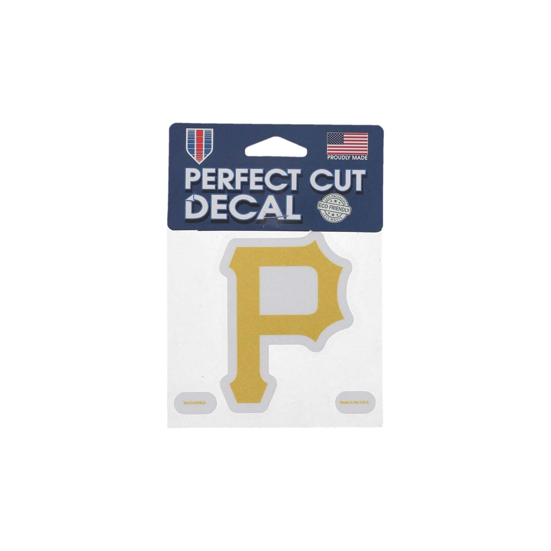 Wincraft, Decalcomania Unisex Mlb 4 X 4” Perfect Cut Decal Pitpir, Original Team Colors