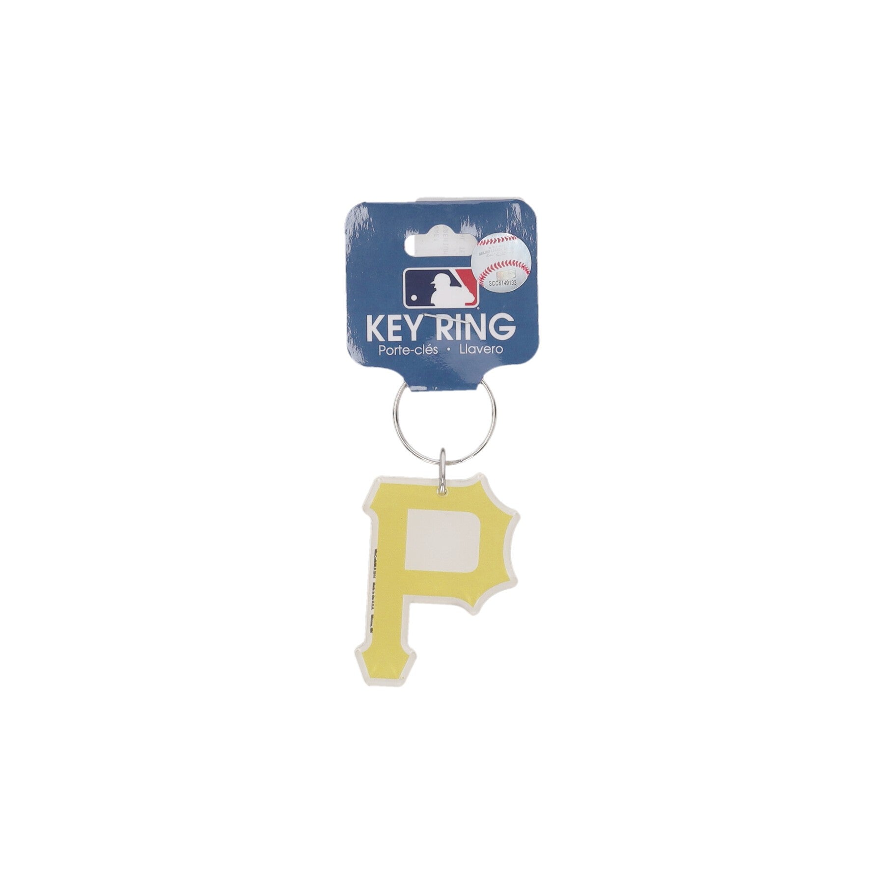 Wincraft, Portachiavi Unisex Mlb Premium Acrylic Key Ring Pitpir, Original Team Colors