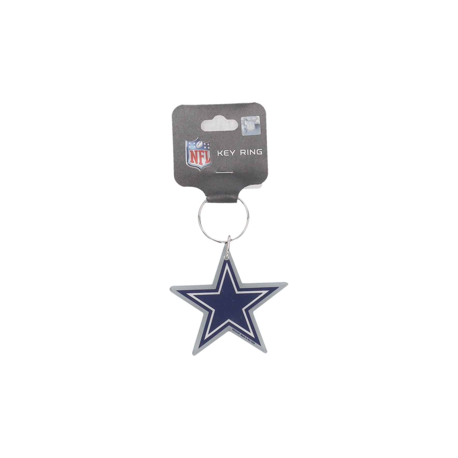 Wincraft, Portachiavi Unisex Nfl Premium Acrylic Key Ring Dalcow, Original Team Colors