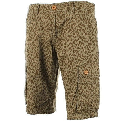 Wrung, Pantalone Corto Uomo Wrung Short "cargo" Beige/animal, Unico