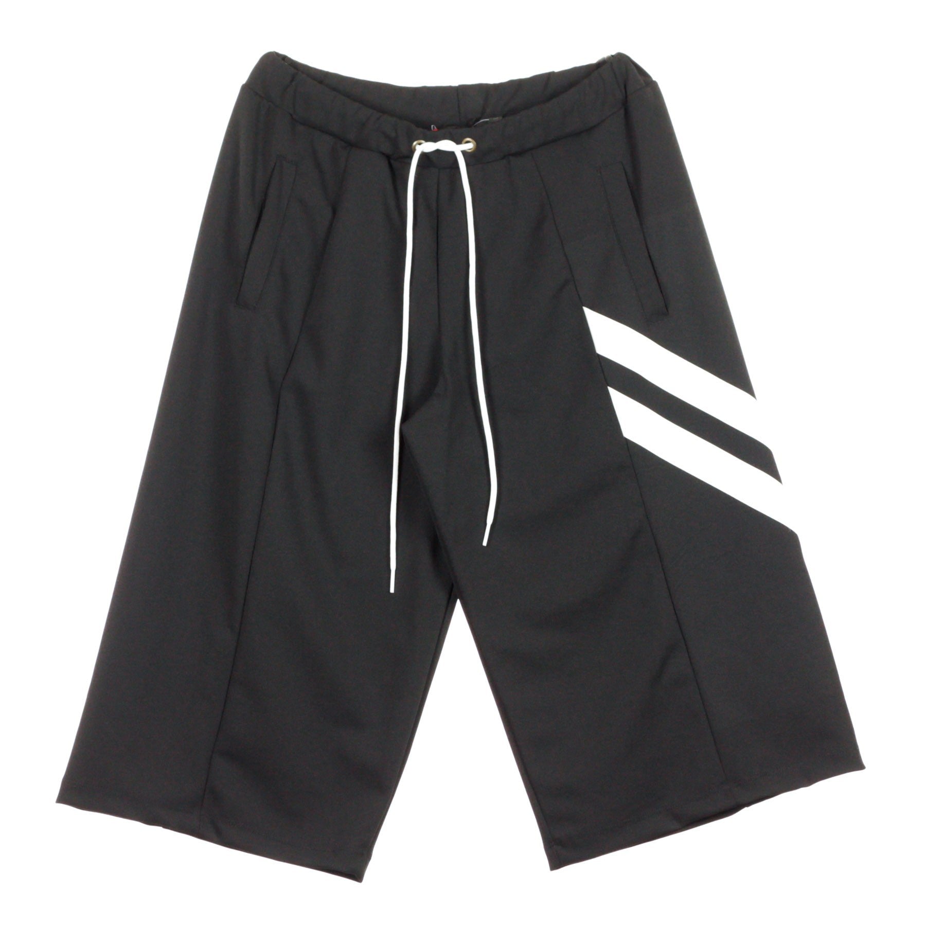 Supertokyo, Pantalone Corto Donna Gonna Crepe, Black/white