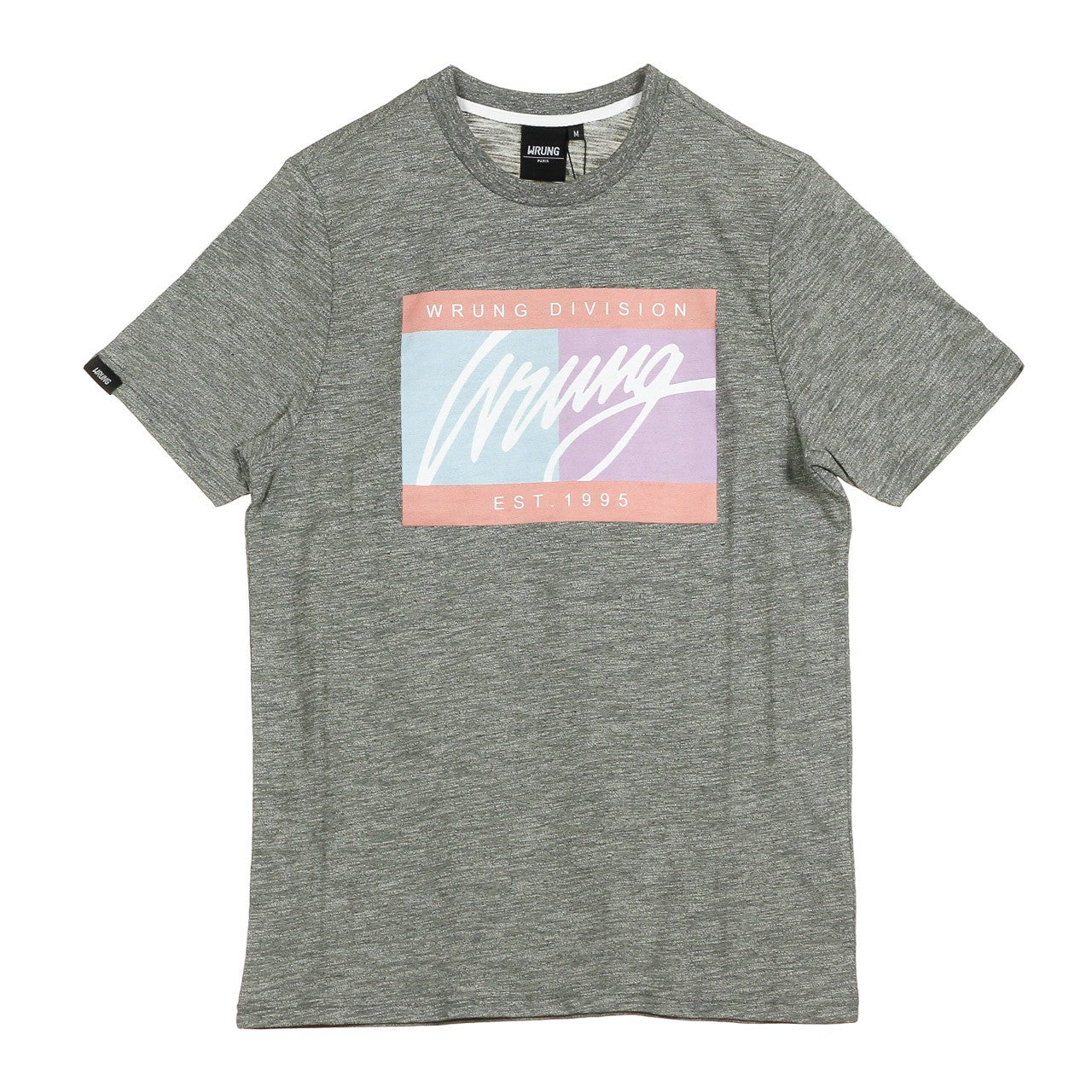 Wrung, Maglietta Uomo Established, Heather Grey