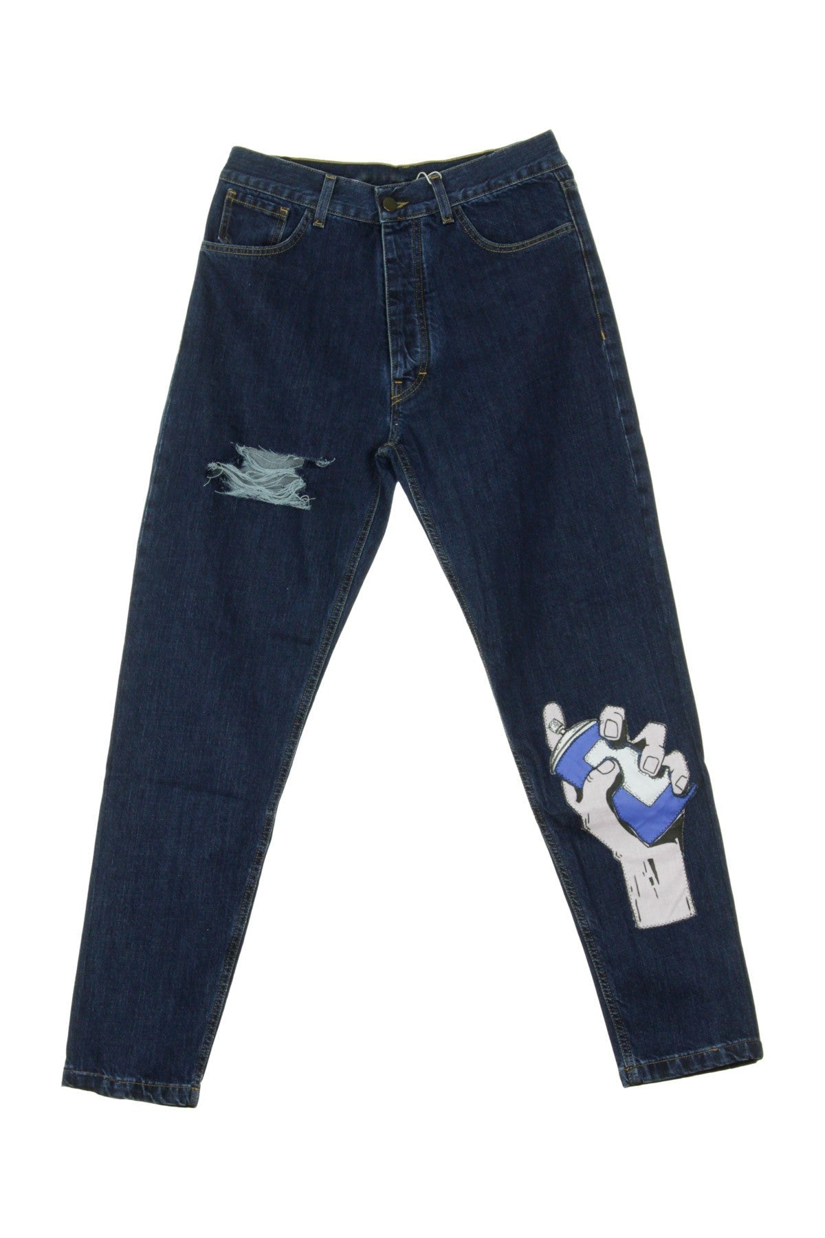 Tpatch, Jeans Uomo Bomboletta, 