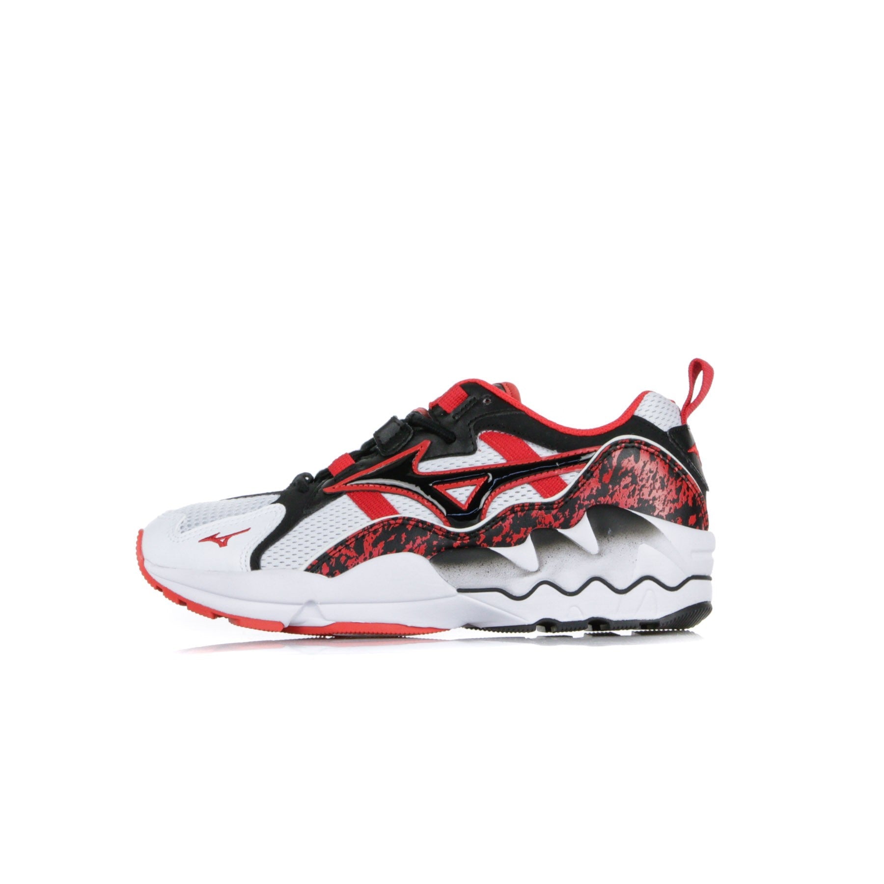 Mizuno, Scarpa Bassa Uomo Wawe Rider 1, White/black/high Risk Red