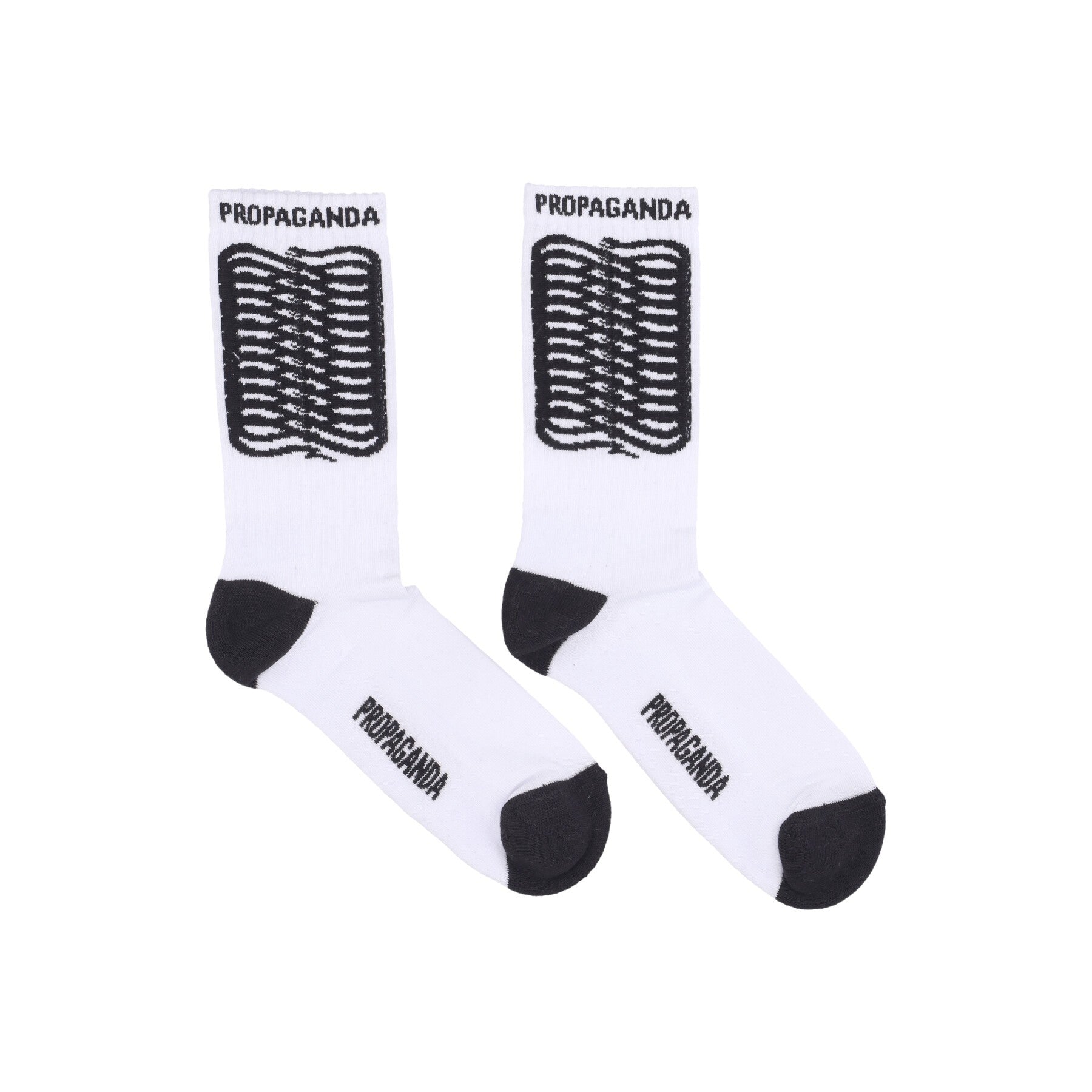 Calza Media Uomo Ribs Socks White 23FWPRAC351