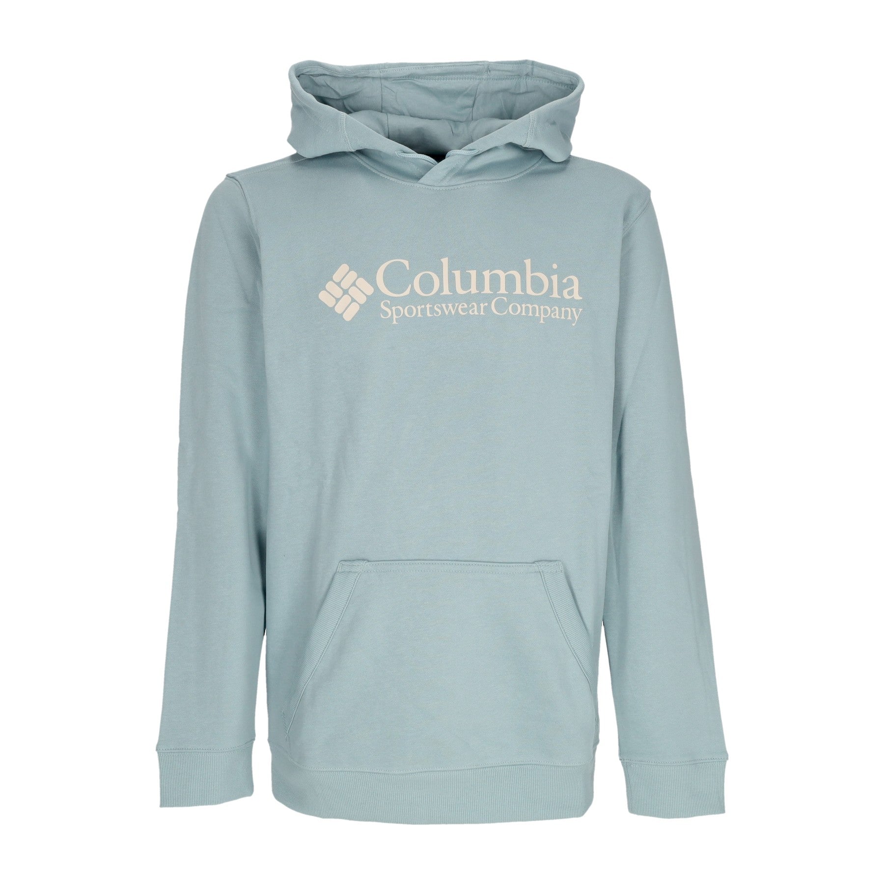 Felpa Cappuccio Uomo Csc Basic Logo Ii Hoodie Stone Blue/csc 1681664