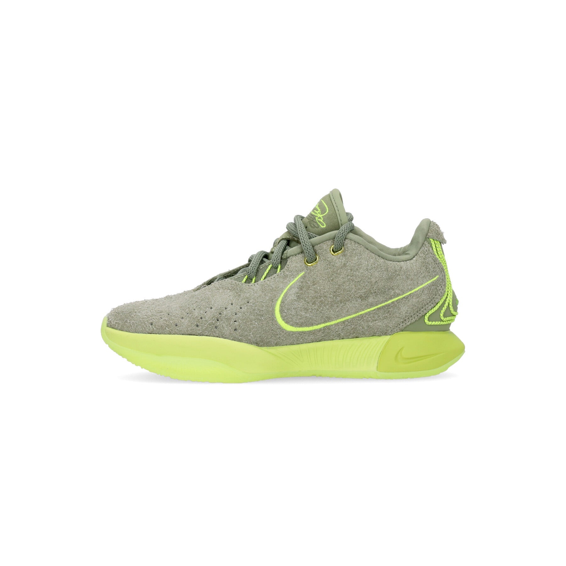 Scarpa Basket Uomo Lebron Xxi Oil Green/volt/volt FV2345-302