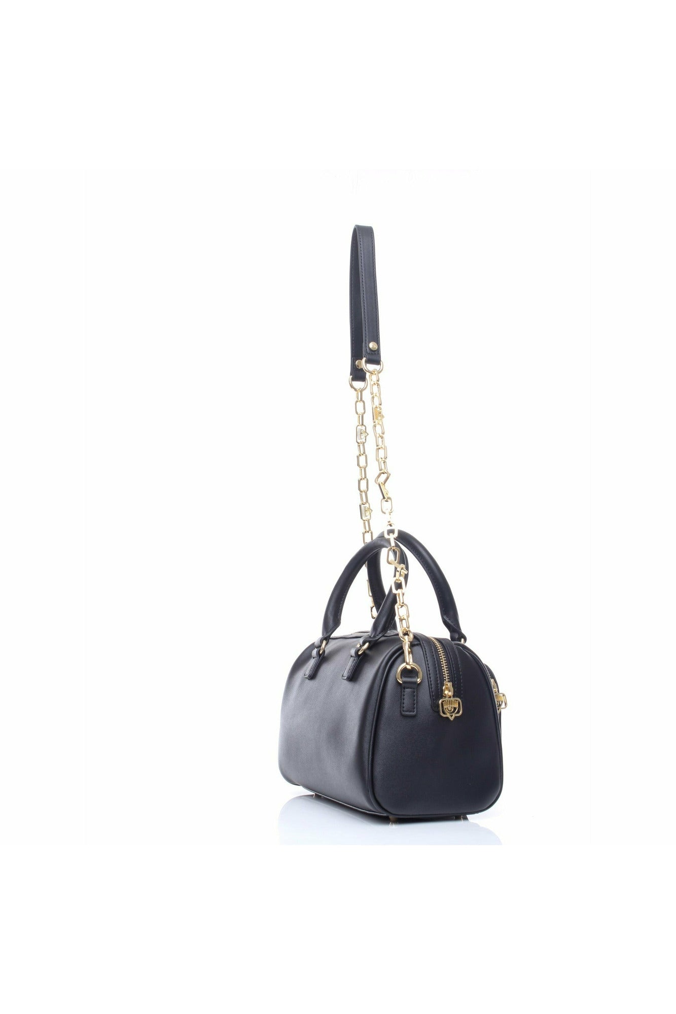 CHIARAFERRAGNI 72SB4BF6-ZS132 borsa bauletto con tracolla con catena rimovibile e logo frontale