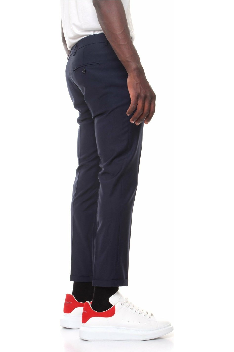 PATRIZIAPEPE 5PA429 / A1WK trousers with French pockets and turn-up on the bottom