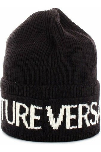 Versace Jeans Couture 71YAZK40-ZG020 cappellino beanie con logo a contrasto