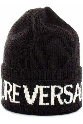 Versace Jeans Couture 71YAZK40-ZG020 cappellino beanie con logo a contrasto