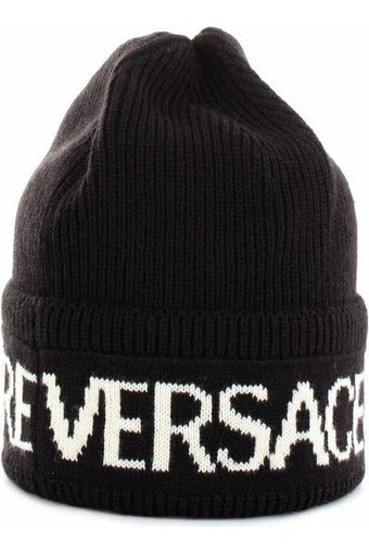 Versace Jeans Couture 71YAZK40-ZG020 cappellino beanie con logo a contrasto