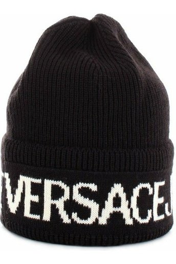 Versace Jeans Couture 71YAZK40-ZG020 cappellino beanie con logo a contrasto